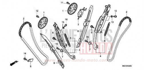 CAM CHAIN/TENSIONER VFR1200FA de 2010
